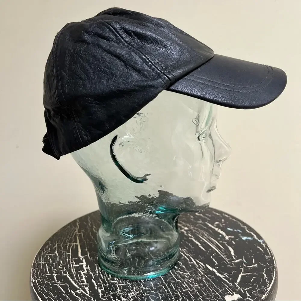 Leather Baseball Hat